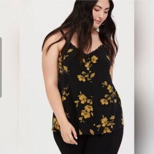 Torrid Button Down Tank Top